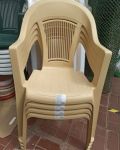 Комплект стульев из пластика 4шт Вена бежевый