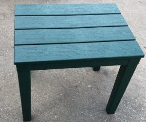 Столик из пластика для шезлонга "Титан" (зеленый) ― СадМебели